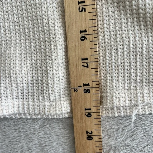 Vestique Top‎ Women Large Oatmeal Knit Waffle Tank Top  Front Tie Y2K Retro - Picture 6 of 7